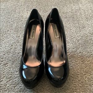 Steve Madden Carissa black patent leather heels